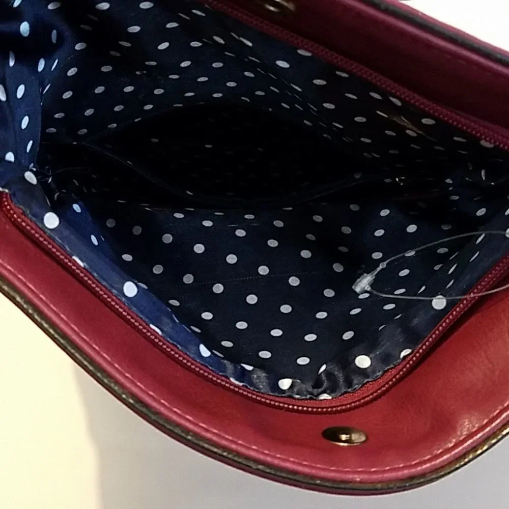 URBAN EXPRESSIONS vegan leather purple clutch‎